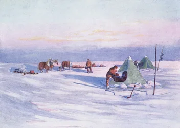 Organising the Camp, Illustration from 
